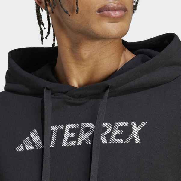 Sweat à Capuche Terrex Large Logo (neutre) Adidas Noir