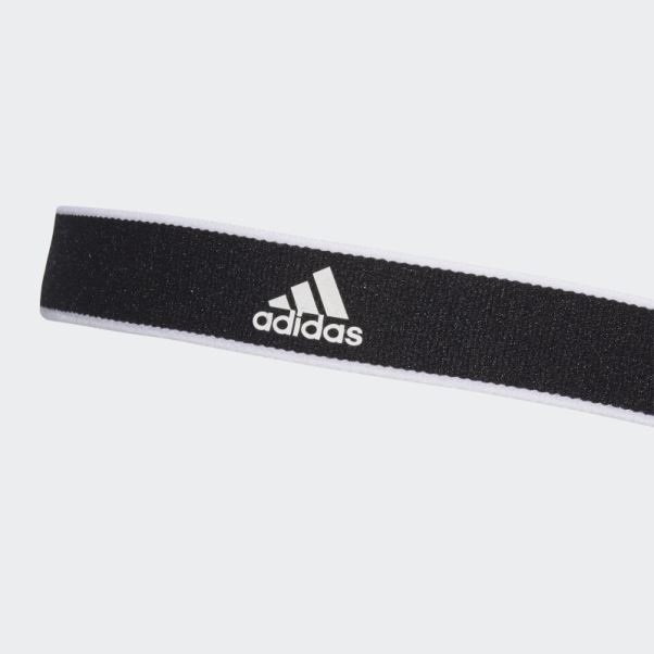 Bandeaux D'entraînement Noirs 3 Par Pack Adidas