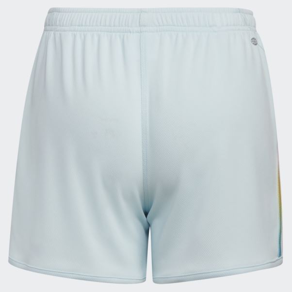 Adidas Short En Maille à Rayures Dégradées Bleu