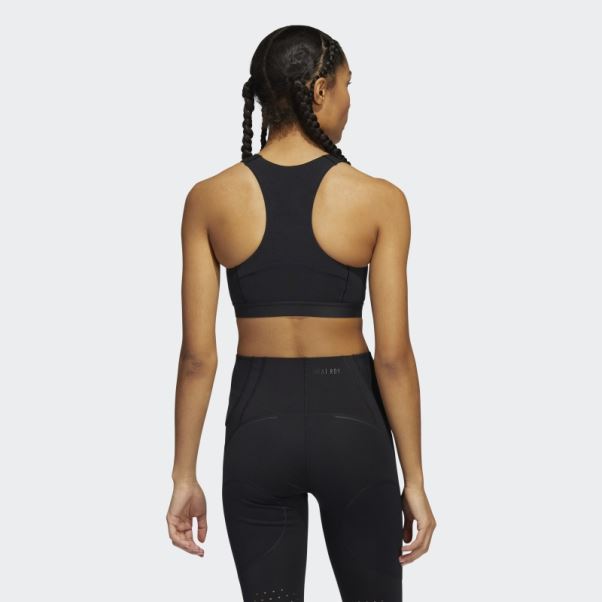 Soutien-gorge D'entraînement à Maintien Moyen Powerimpact Luxe Noir Adidas