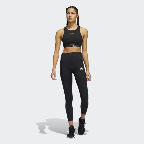 Soutien-gorge D'entraînement à Maintien Moyen Powerimpact Luxe Noir Adidas