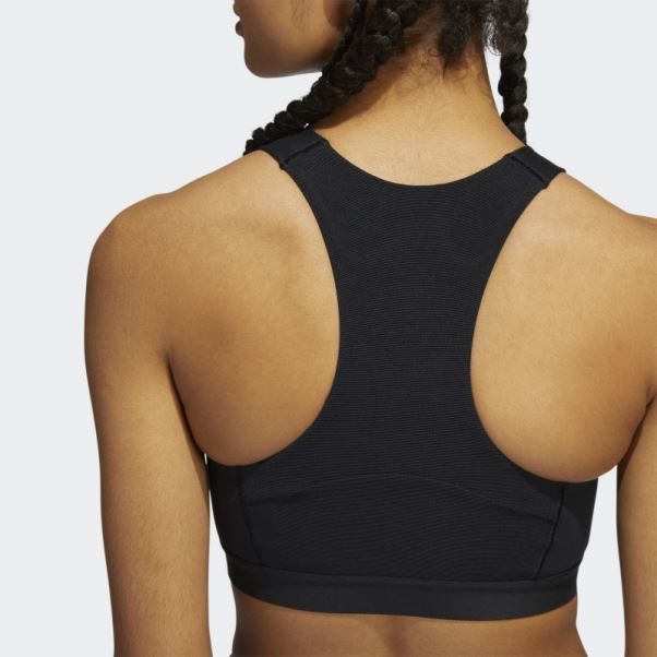 Soutien-gorge D'entraînement à Maintien Moyen Powerimpact Luxe Noir Adidas