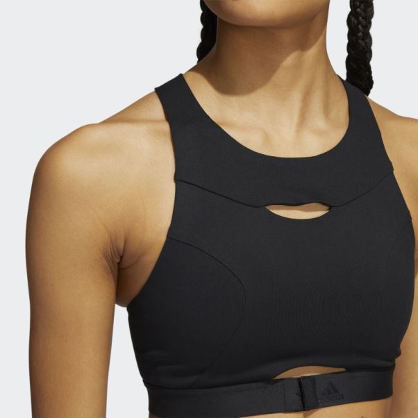 Soutien-gorge D'entraînement à Maintien Moyen Powerimpact Luxe Noir Adidas