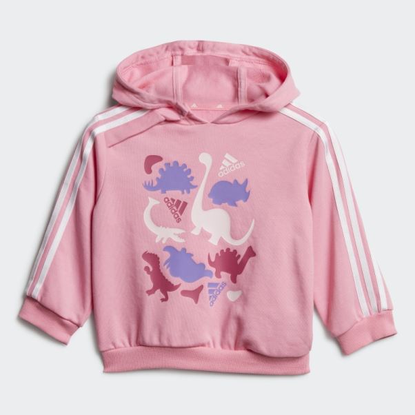 Ensemble De Jogging Adidas Dino Camo Allover French Terry Rose