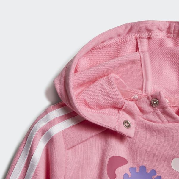Ensemble De Jogging Adidas Dino Camo Allover French Terry Rose