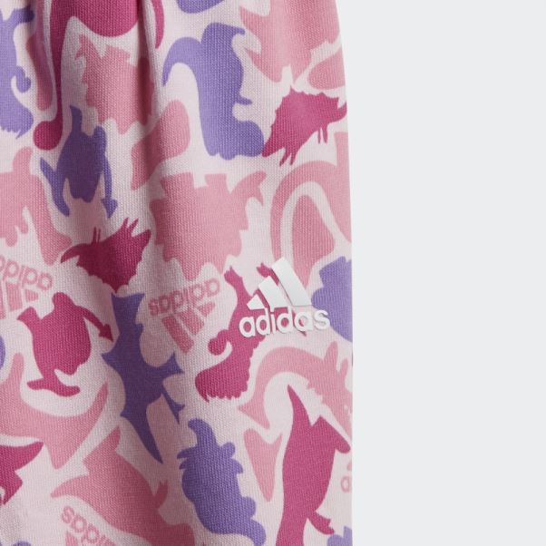 Ensemble De Jogging Adidas Dino Camo Allover French Terry Rose
