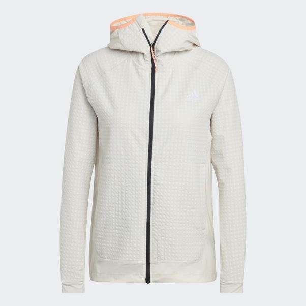 X-city Running Veste De Running Soft Shell Aluminium Adidas