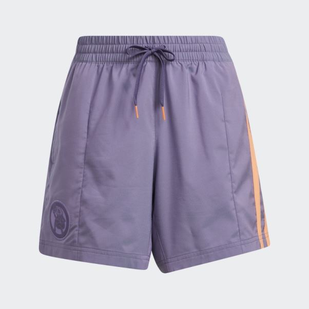 Short Tech Violet Adidas Hoop York City épinglé