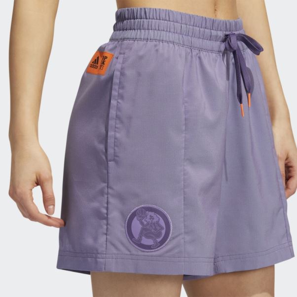 Short Tech Violet Adidas Hoop York City épinglé
