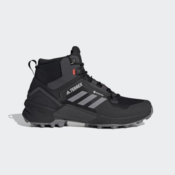 Chaussures De Randonnée Adidas Terrex Swift R3 Mid Gore-tex Noir