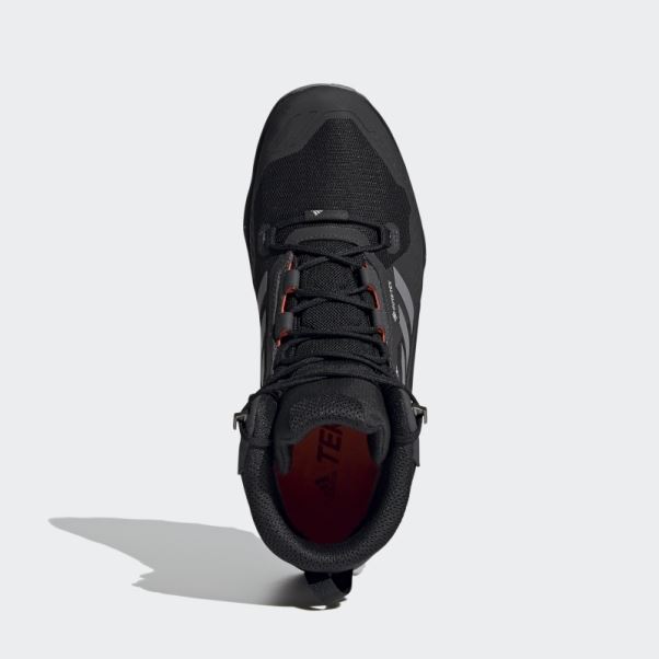 Chaussures De Randonnée Adidas Terrex Swift R3 Mid Gore-tex Noir