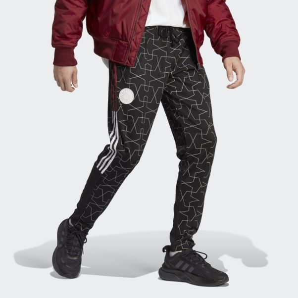 Pantalon 32 Teams à Revers Adidas Noir