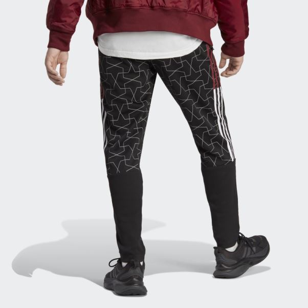 Pantalon 32 Teams à Revers Adidas Noir