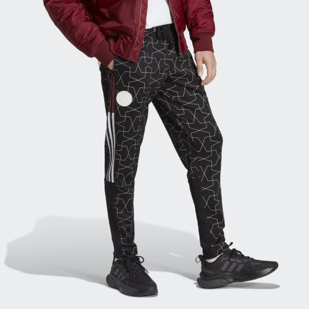 Pantalon 32 Teams à Revers Adidas Noir