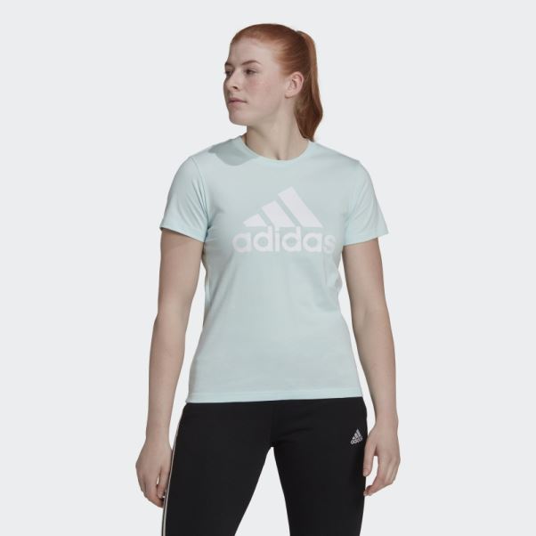 Adidas Essentials Logo T-shirt Blanc élégant