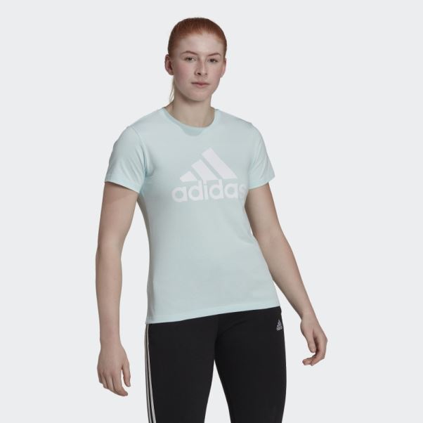T-shirt Adidas Essentials Logo Blanc