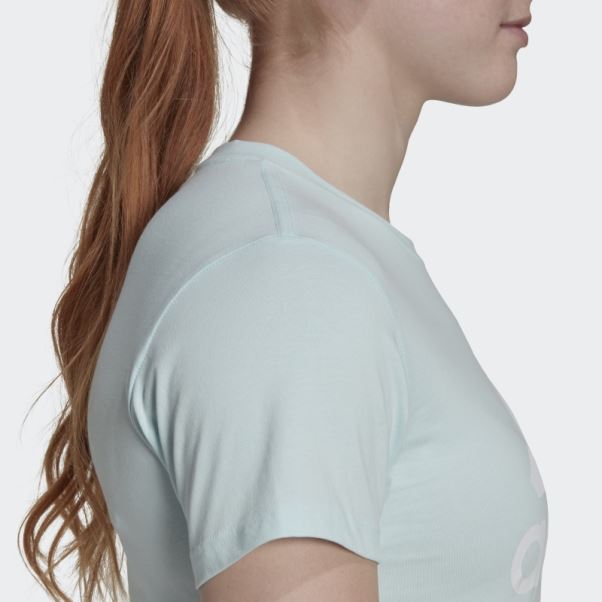 T-shirt Adidas Essentials Logo Blanc