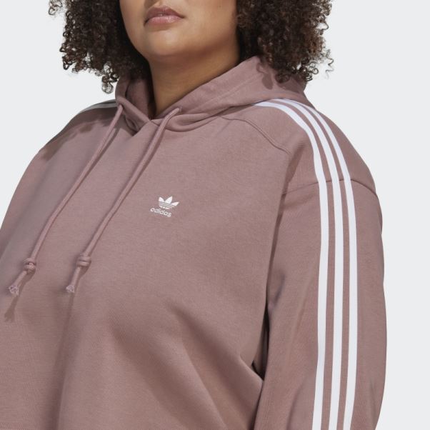 Adidas Adicolor Classics Sweat à Capuche (grande Taille) Violet