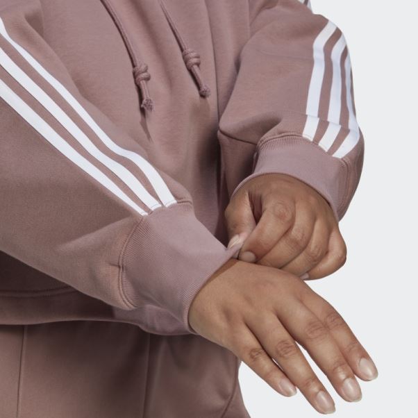 Adidas Adicolor Classics Sweat à Capuche (grande Taille) Violet