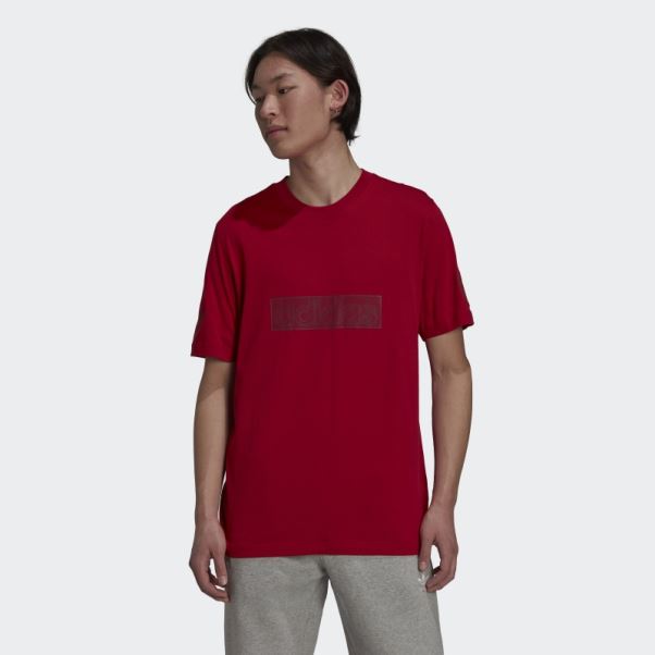 T-shirt Adidas Sprt Logo Victoire Rouge Chaud