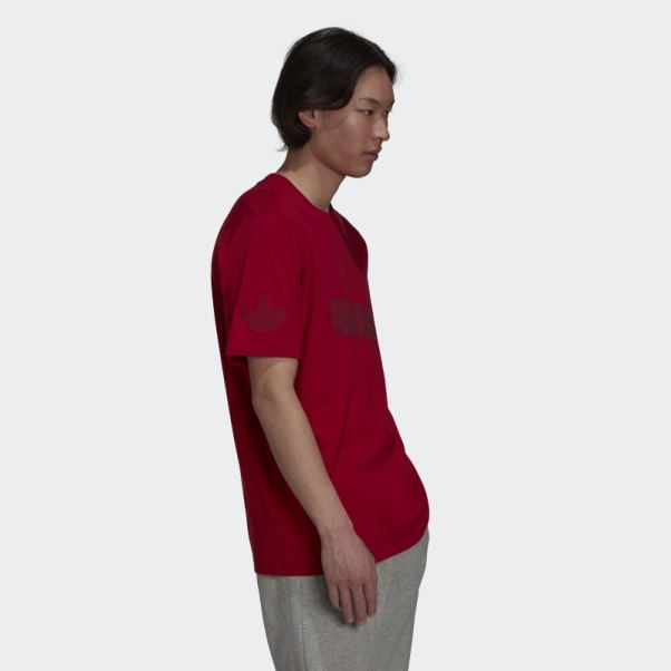 T-shirt Adidas Sprt Logo Victoire Rouge Chaud