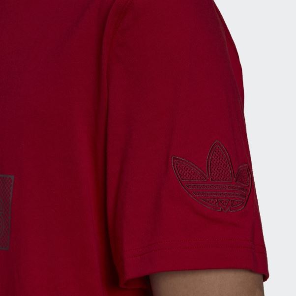 T-shirt Adidas Sprt Logo Victoire Rouge Chaud