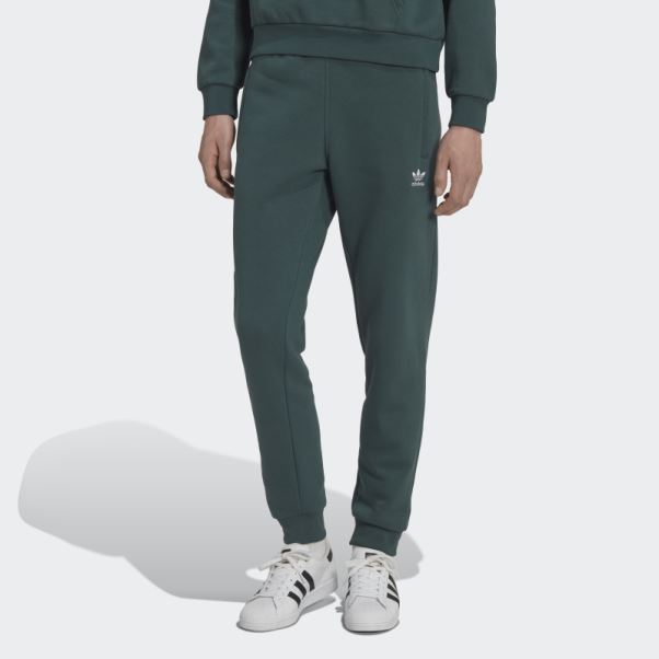 Pantalon Trèfle Adidas Adicolor Essentials Vert Minéral