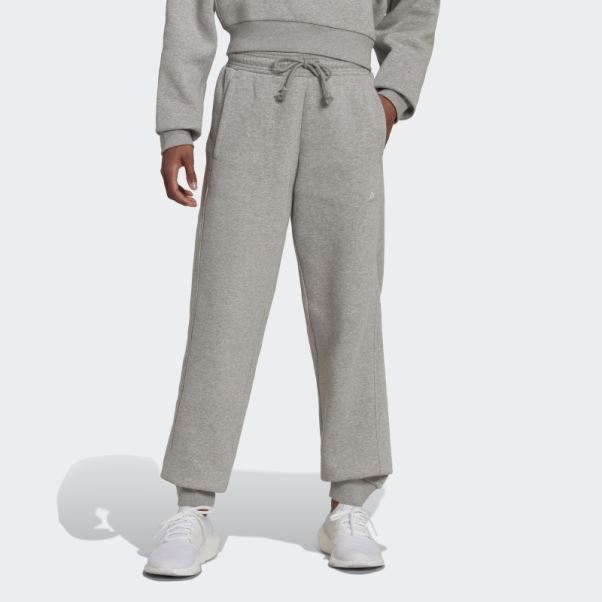 Pantalon Polaire Adidas All Szn Gris Moyen