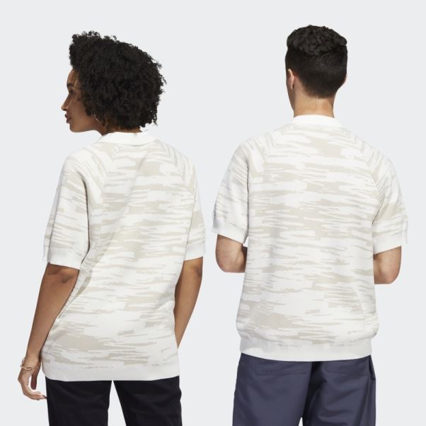 Polo En Maille Nora Blanc (non Genré) Adidas