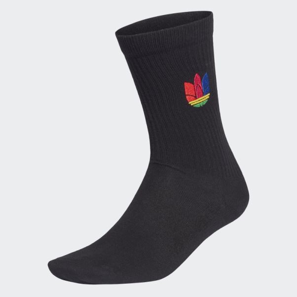 Chaussettes Mi-mollet Noires 3d Trèfle Adidas