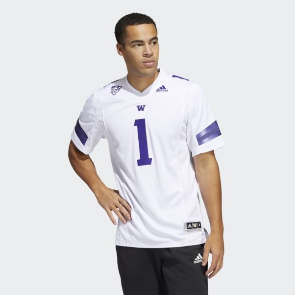 Maillot Extérieur Huskies Blanc Adidas