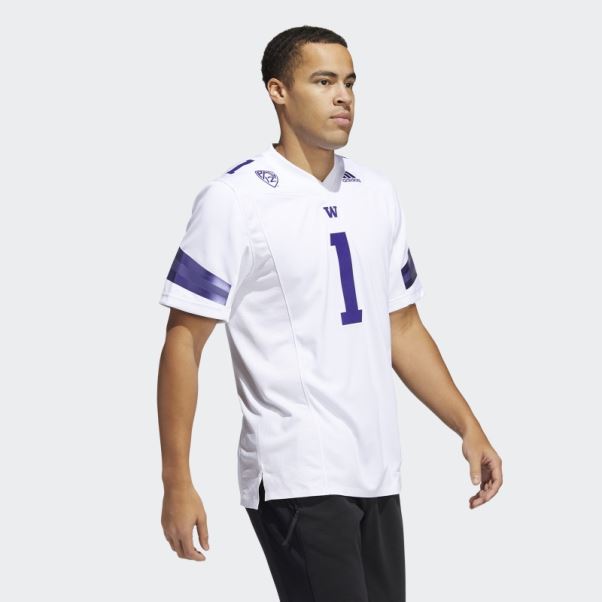 Maillot Extérieur Huskies Blanc Adidas