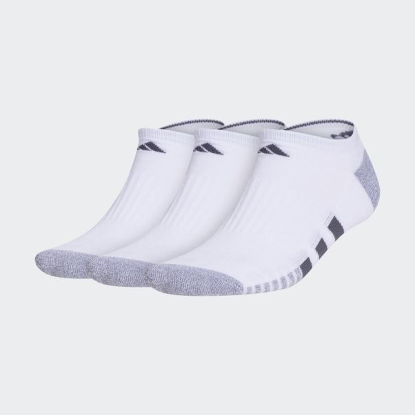3 Paires De Chaussettes Invisibles Matelassées Blanches Adidas