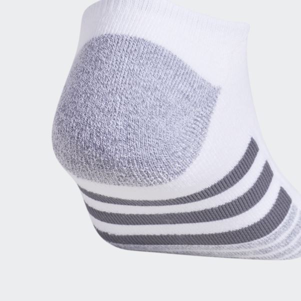 3 Paires De Chaussettes Invisibles Matelassées Blanches Adidas