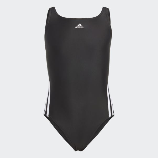 Maillot De Bain 3 Bandes Noir Adidas