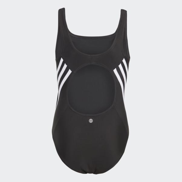 Maillot De Bain 3 Bandes Noir Adidas