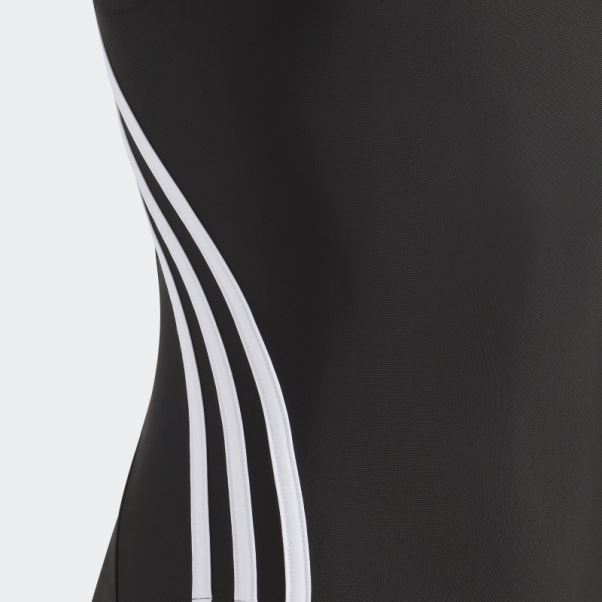 Maillot De Bain 3 Bandes Noir Adidas