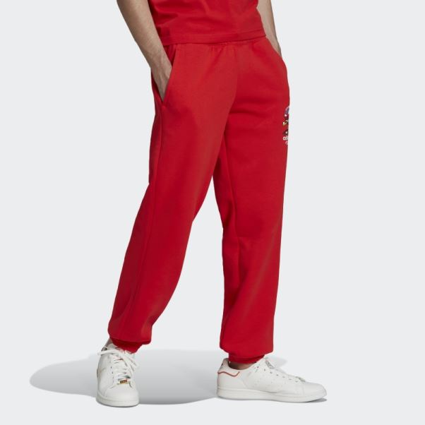 Jogging Sweat De Noël (non Genré) Rouge Adidas