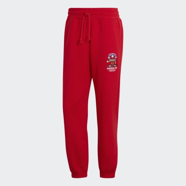 Jogging Sweat De Noël (non Genré) Rouge Adidas