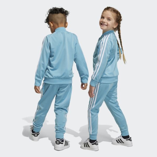 Survetement Adicolor Sst Adidas Bleu