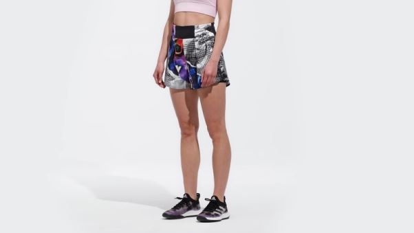 Adidas Tennis Noir Short Imprimé Series Ergo