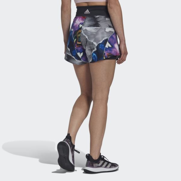 Adidas Tennis Noir Short Imprimé Series Ergo