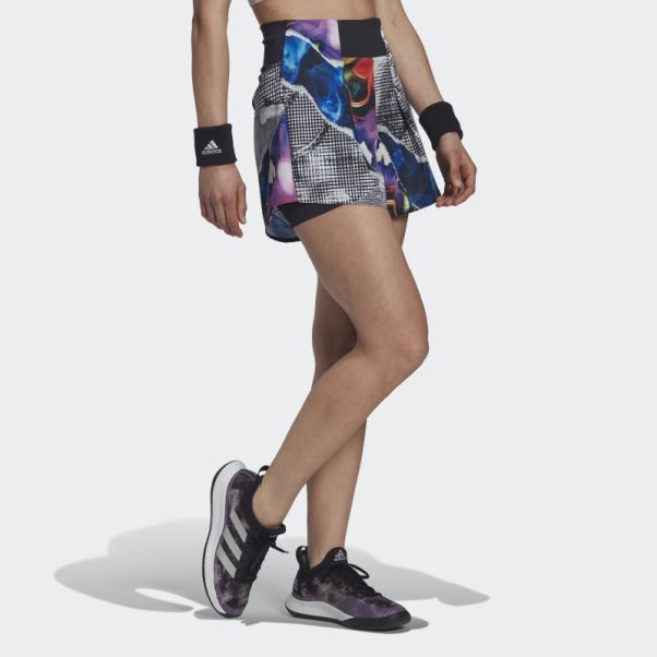 Adidas Tennis Noir Short Imprimé Series Ergo