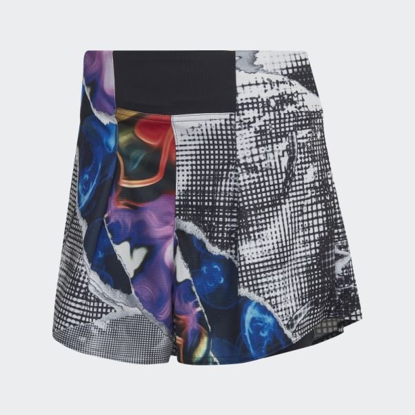 Adidas Tennis Noir Short Imprimé Series Ergo