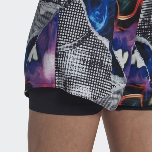 Adidas Tennis Noir Short Imprimé Series Ergo