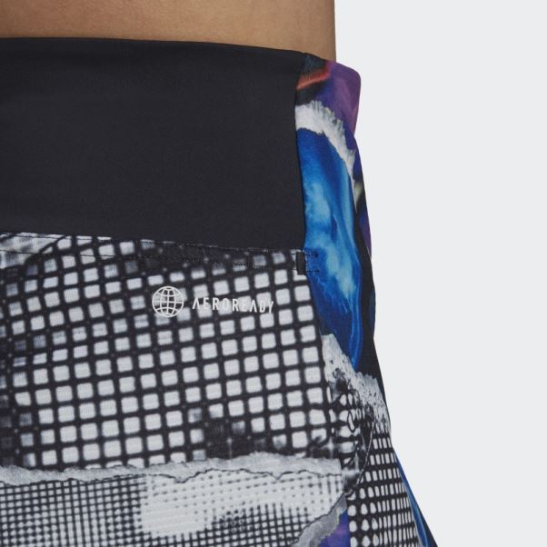 Adidas Tennis Noir Short Imprimé Series Ergo