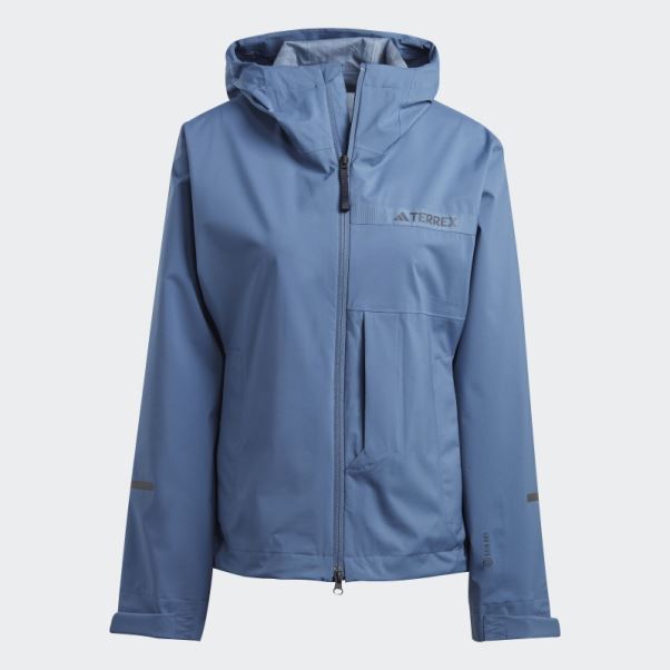Adidas Terrex Multi Rain.rdy Veste De Pluie 2,5 Couches Acier