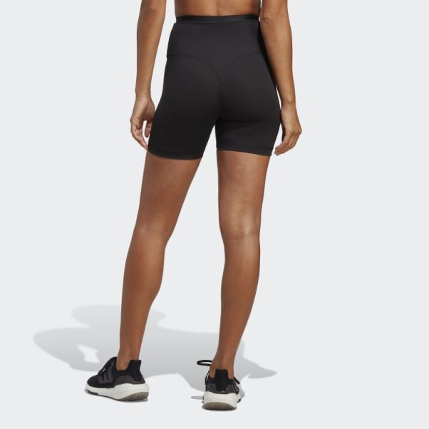 Leggings Sports Club Short Taille Haute Adidas Noir