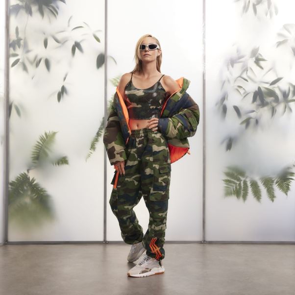 Doudoune Légère En Nylon (tous Genres) Imprimé Camo Adidas
