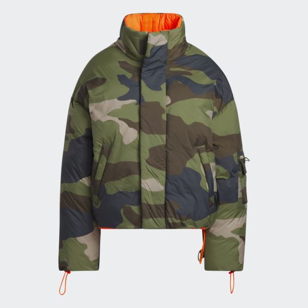 Doudoune En Nylon Léger Adidas Imprimé Camouflage (tous Genres)